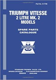 Triumph Vitesse 2 Litre Mk2 Parts Catalogue Triumph Vitesse 2 Litre Mk2 Parts Catalogue
