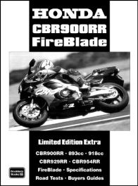 Honda CBR900RR Fire Blade Limited Edition Extra 1992-2003 Honda CBR900RR Fire Blade Limited Edition Extra 1992-2003