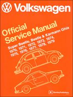 Vw Super Beetle, Beetle & Karmann Ghia 1970-1979