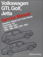 Vw Jetta, Golf, Gti 1985-1992 Workshop Manual