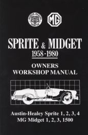 MG Sprite & Midget Glovebox Manual 1958-1980 MG Sprite & Midget Glovebox Manual 1958-1980