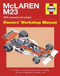 Mclaren M23 Manual.  (Owning, Racing & Maintaining The F1 Car)