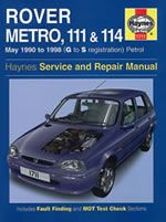 Rover Metro 90-98 Manual