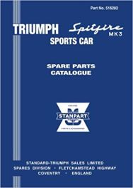 Triumph Spitfire Mk3 Parts Catalogue