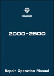 Triumph 2000 & 2500 Repair Operation Manual