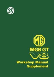 MG MGB GT V8 Workshop Manual Supplement