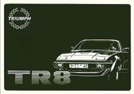 Triumph TR8 Owners Handbook (US)