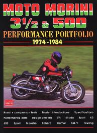 Moto Morini 3 1/2 & 500 Performance Portfolio 1974-1984