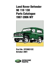 Land Rover 90-110-130 Parts Catalogue 1987-2001 MY