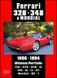 Ferrari 328, 348 & Mondial Ultimate Portfolio 1986-1994