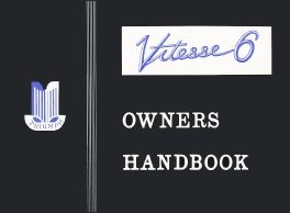 Triumph Vitesse 6 Owners Handbook