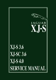 Jaguar XJS 6 Cylinder 3.6 & 4.0 Litre Workshop Manual