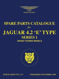Jaguar E-type 4.2 Series 1 Grand Touring Models Spare Parts Catalogue