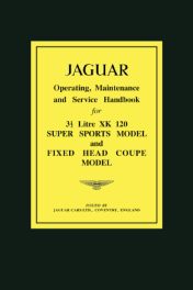 Jaguar XK120 Owners Handbook