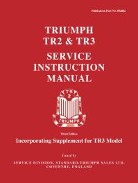 Triumph TR2 & TR3 Service Instruction Manual