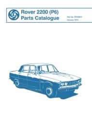 Rover 2200 (p6) Parts Catalogue