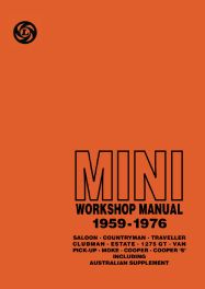Mini 1959-76 Workshop Manual With Australian Supplement