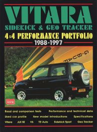 Vitara Sidekick & Geo Tracker 4x4 Performance Portfolio 1988