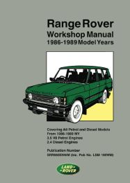 Range Rover Workshop Manual 1986-1989