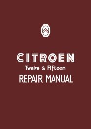 Citroen Twelve & Fifteen Repair Manual