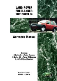 Land Rover Freelander 2001-2003 On Workshop Manual