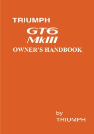 Triumph GT6 Mk3 Owners Handbook