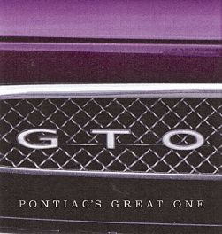 Gto - Pontiac's Great One
