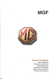 MG MGF Owner's Handbook