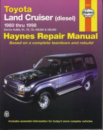 Toyota Land Cruiser (diesel) 1980-1998 Repair Manual