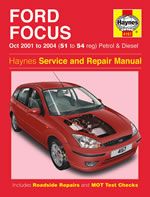 Ford Focus Petrol/diesel 0ct 01-05 Manual
