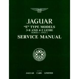 Jaguar E-Type 3.8 & 4.2 Series 1 & 2 Service Manual