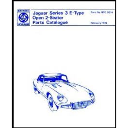 Jaguar E-type V12 Series 3 Open 2-Seater Parts Catalogue