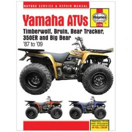 Yamaha ATVs Timberwolf, Bruin, Bear Tracker, 350ER and Big Bear: 1987 to 2009 (Haynes Service & Repair Manuals)