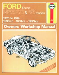 Ford Escort Mk I Mexico, RS 1600 and RS 2000 (70 - 74) up to N Classic Reprint