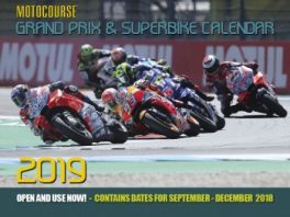 Motocourse 2019 Calendar