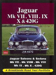 Jaguar - Mk VII, VIII, IX, X & 420g Road Test Portfolio