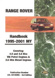Range Rover 1995-2001 MY Owners Handbook