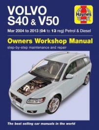 Volvo S40 & V50 2004 - 2013 Owners Workshop Manual